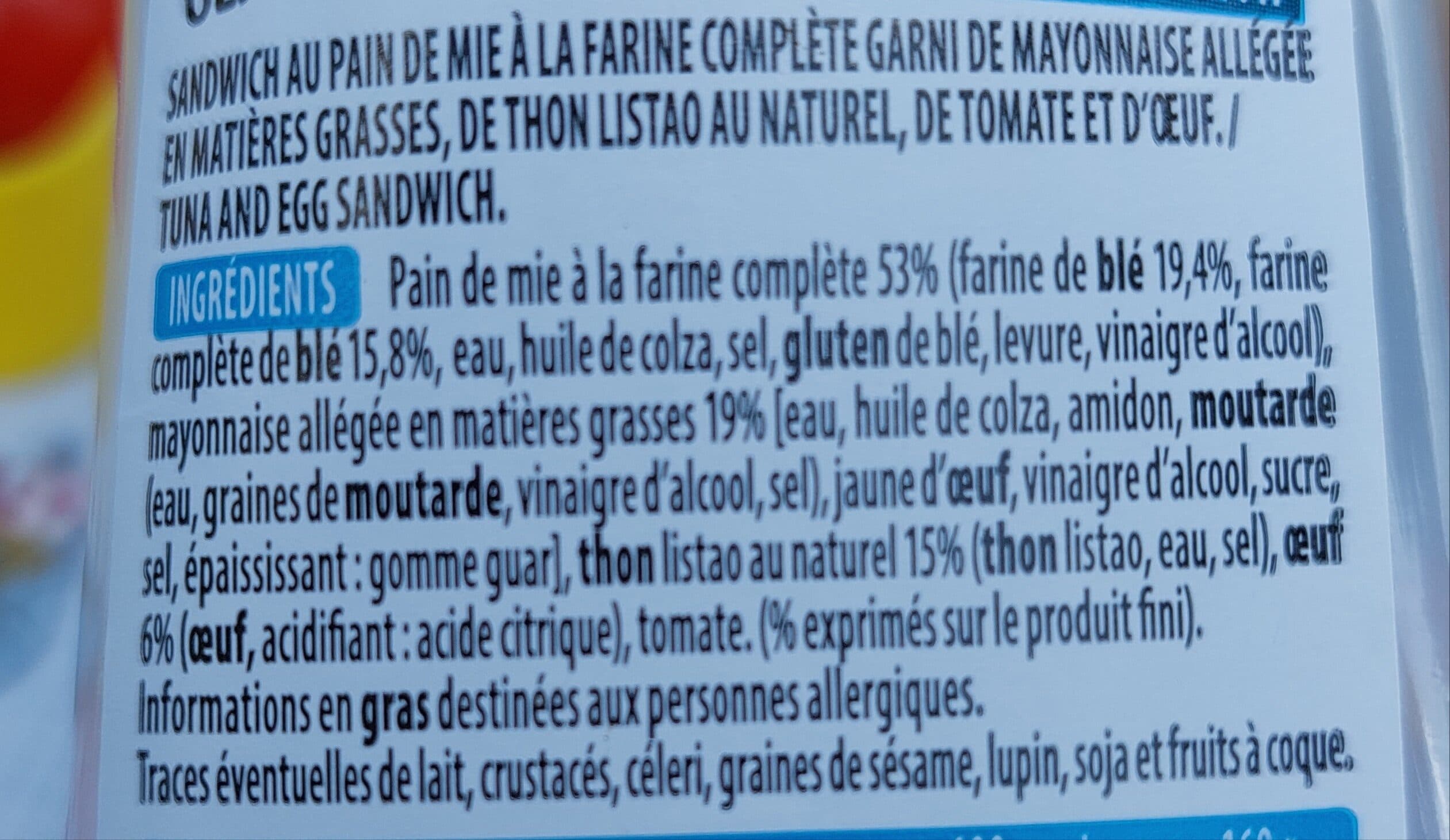 Daunat The Classic Club Sandwich - Tuna And Eggs packshot