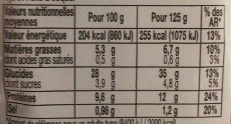 daunat Pain complet moelleux Thon Tomate packshot