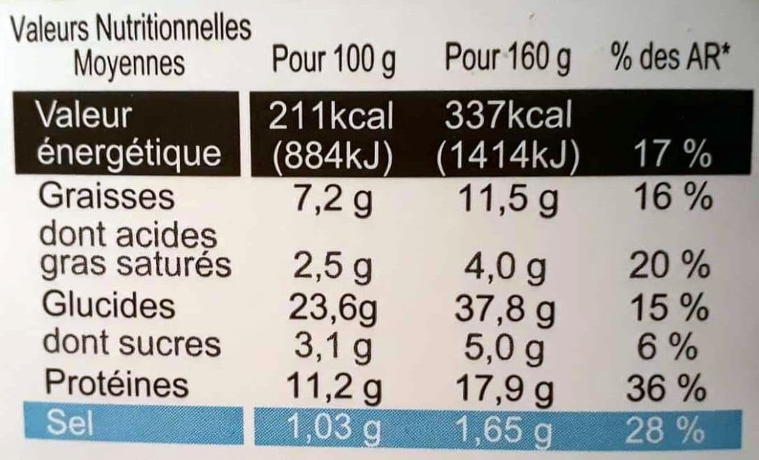 Daunat Jambon Comté A.O.P packshot