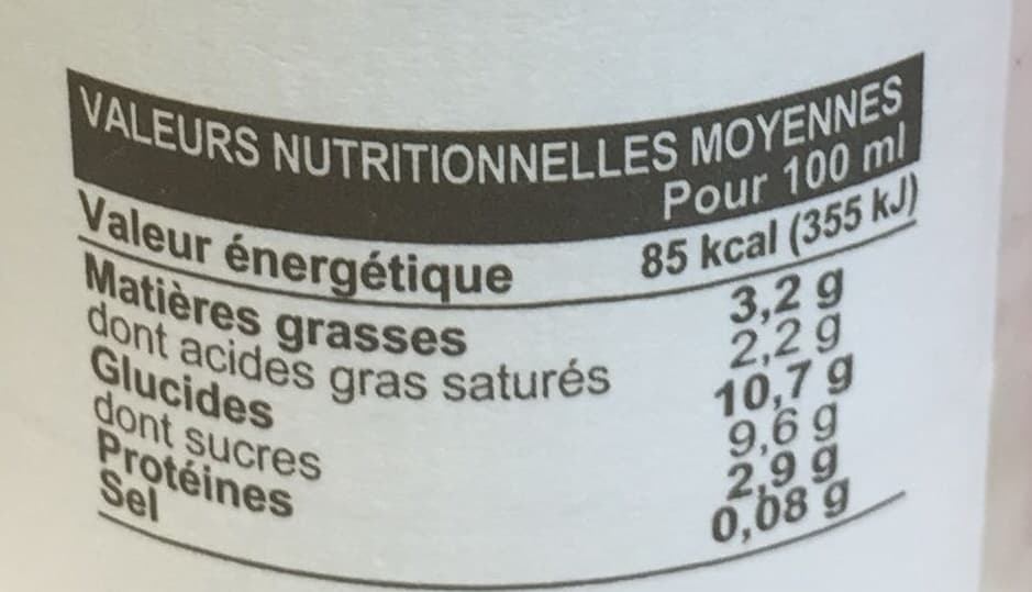 Daunature Yaourt à boire vanille packshot