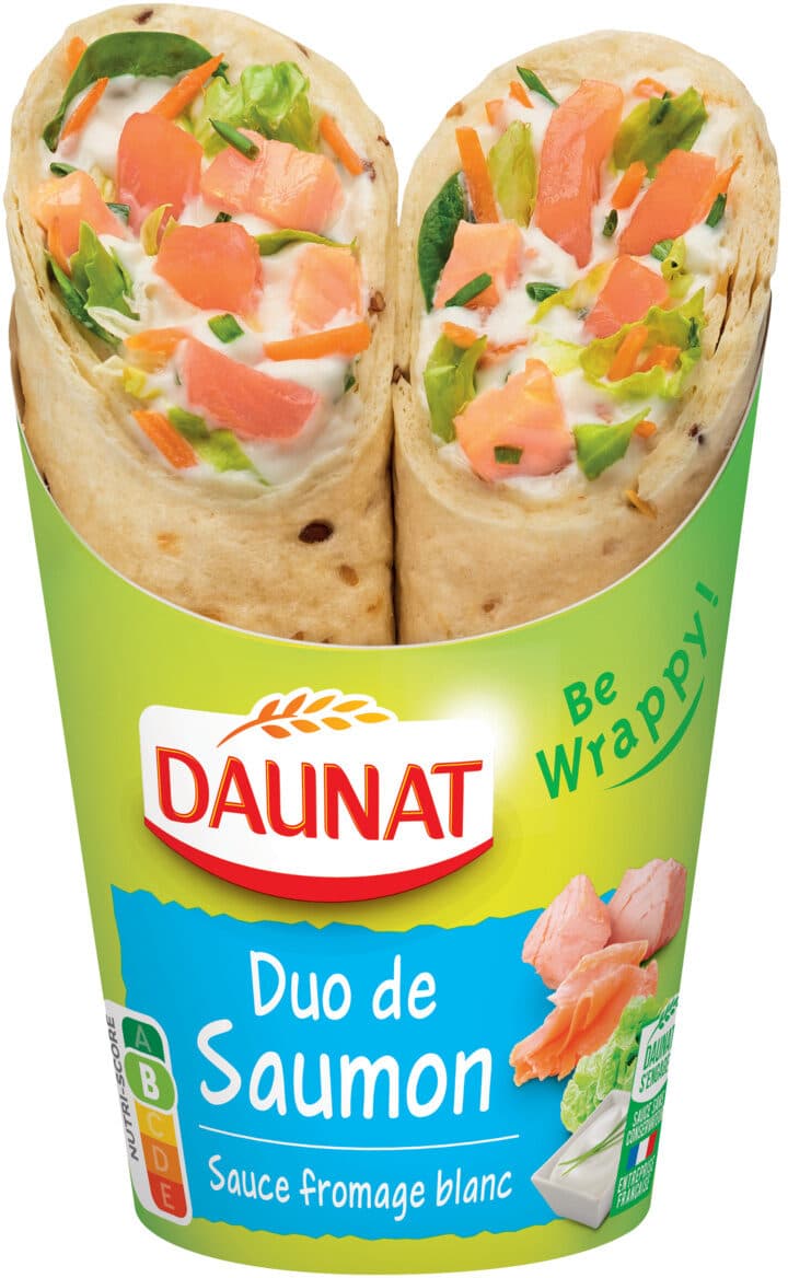 Daunat Duo de saumon, sauce fromage blanc packshot