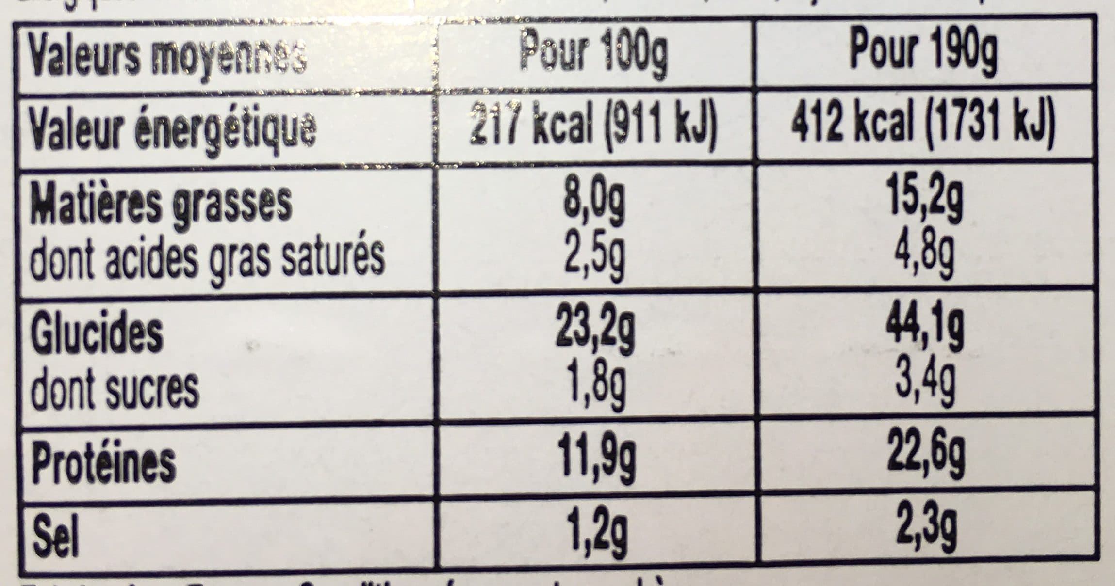Daunat ESCALES GOURMANDES Poulet rôti gruyère de France packshot