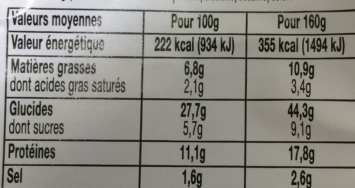 Daunat Pain Suédois Jambon Cheddar packshot