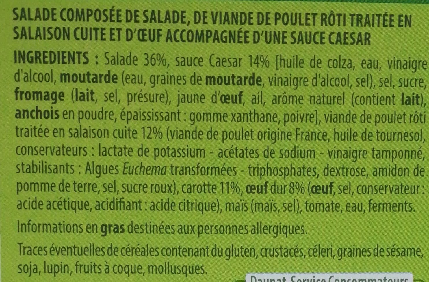 Daunat Caesar Poulet rôti packshot