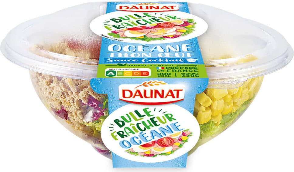 Daunat Salade Préparée THON OEUF CRUDITES packshot