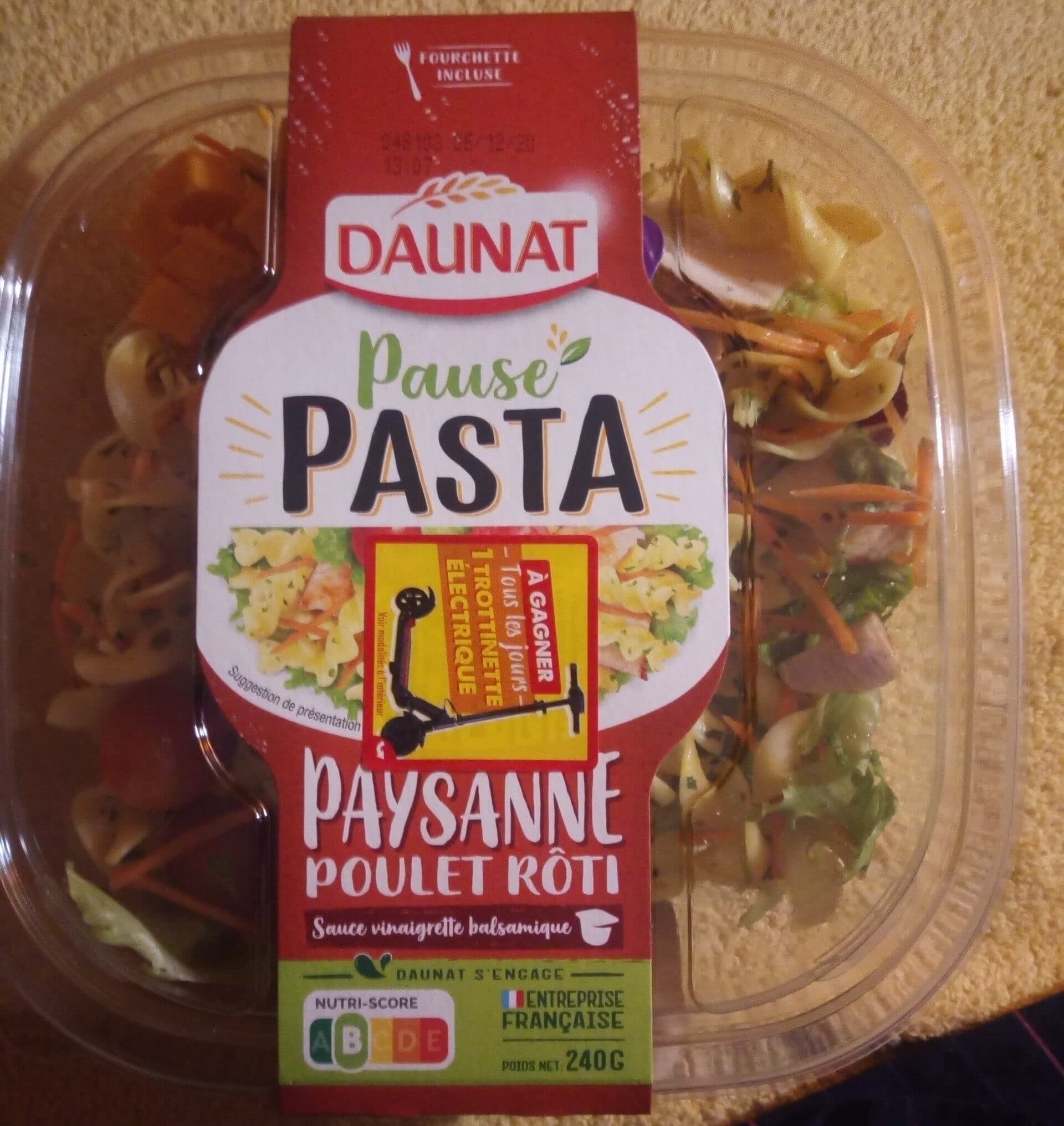 Daunat La paysanne poulet rôti packshot