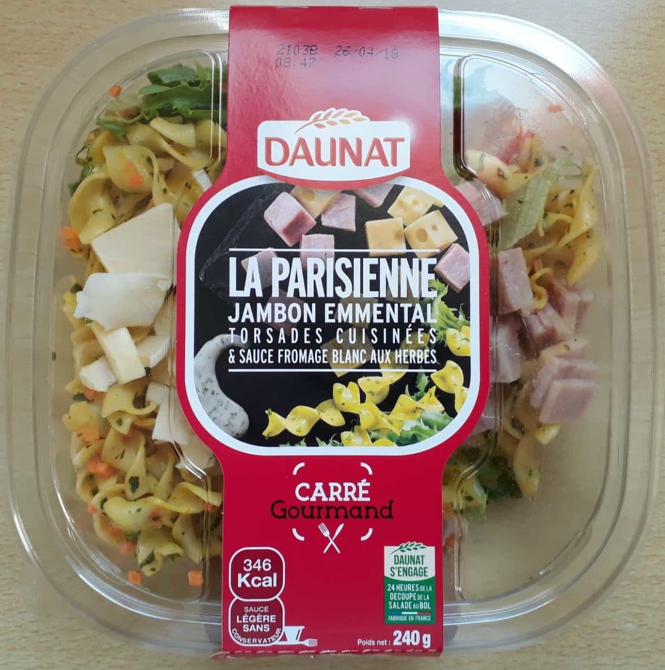 Daunat La parisienne - Jambon emmental packshot