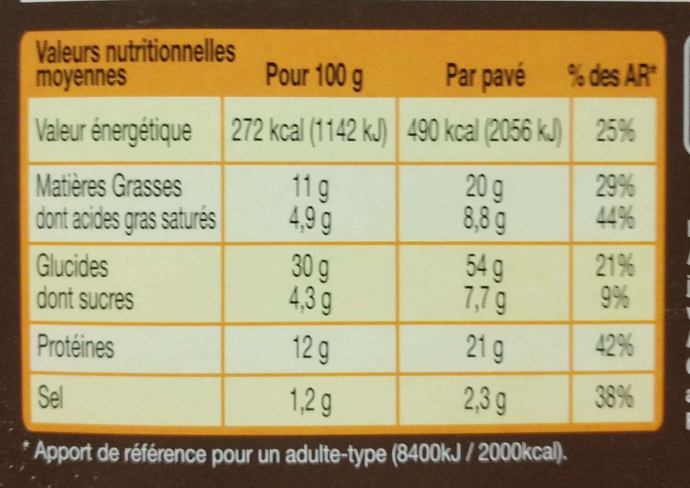 Daunat Le burger à la française - Steak pur Bœuf Barbecue packshot