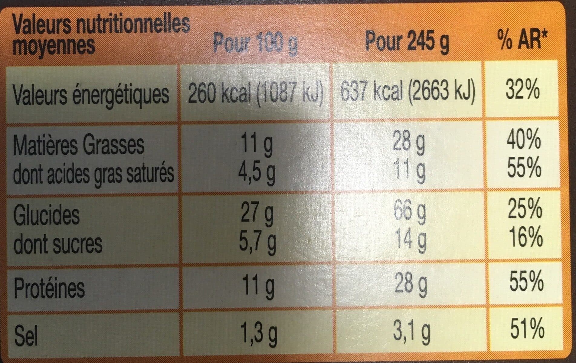 Daunat BURGER LE ROSTI BOEUF EMMENTAL packshot