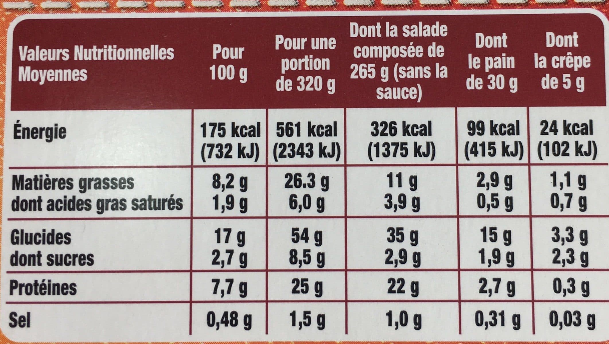 Daunat Ma salade bistrot - Thon oeuf fromage packshot