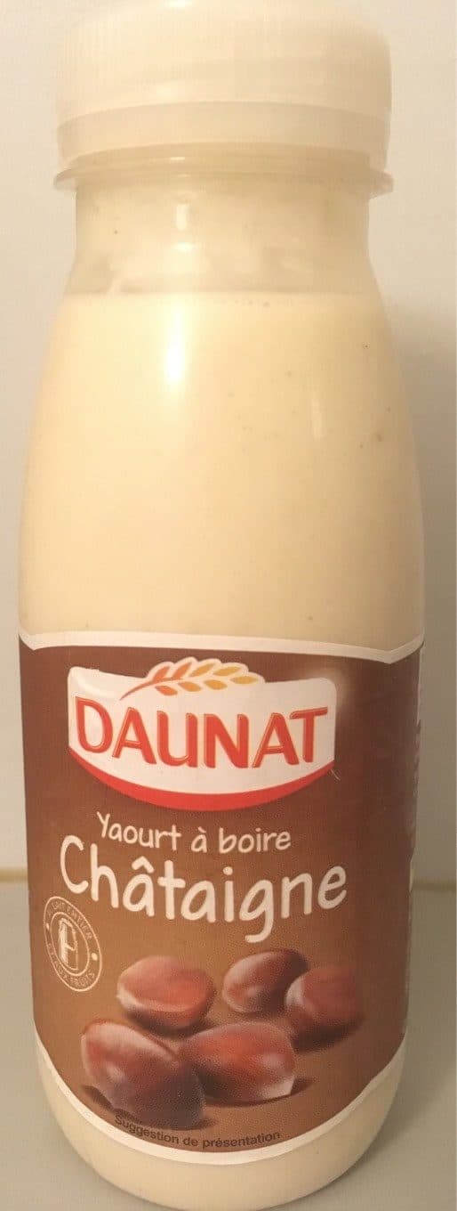 Daunat Yaourt à boire Chataigne packshot