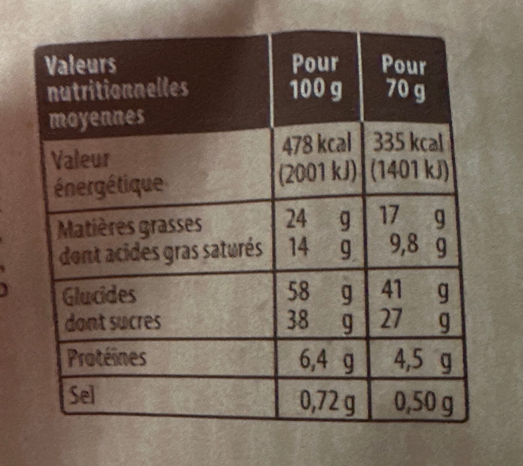 Daunat Le Cookie Tout Chocolat packshot