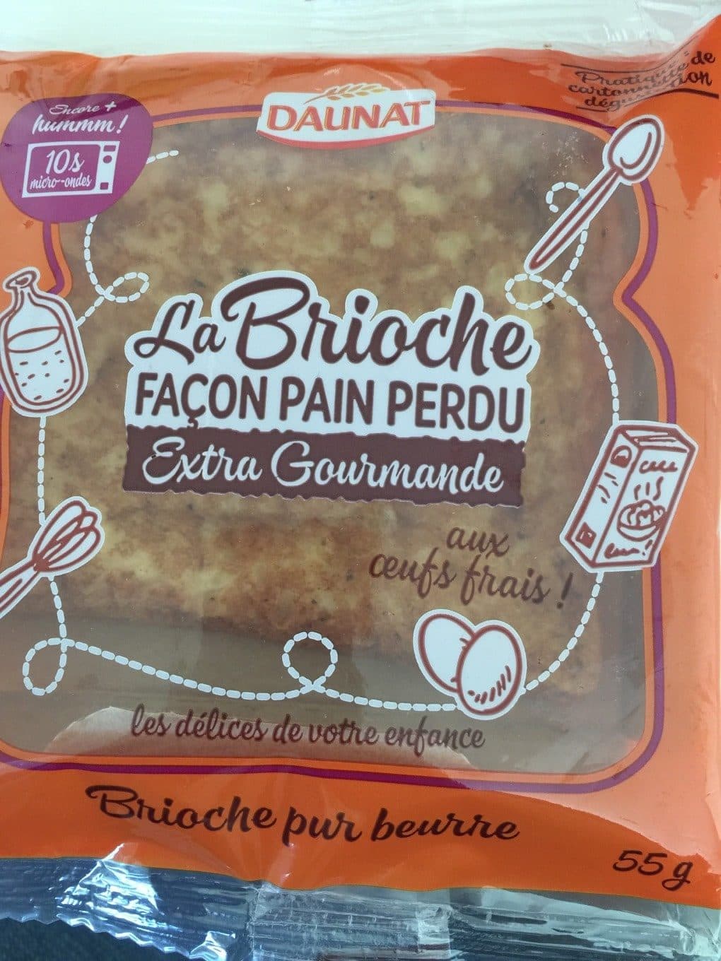 Daunat La Brioche Façon Pain Perdu packshot