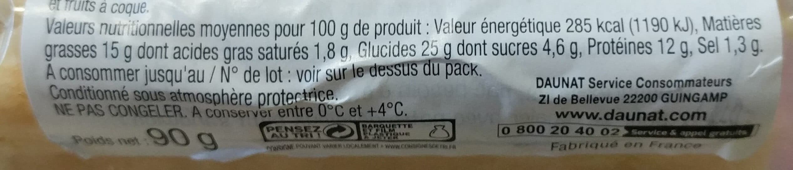Daunat Bacon fumé packshot
