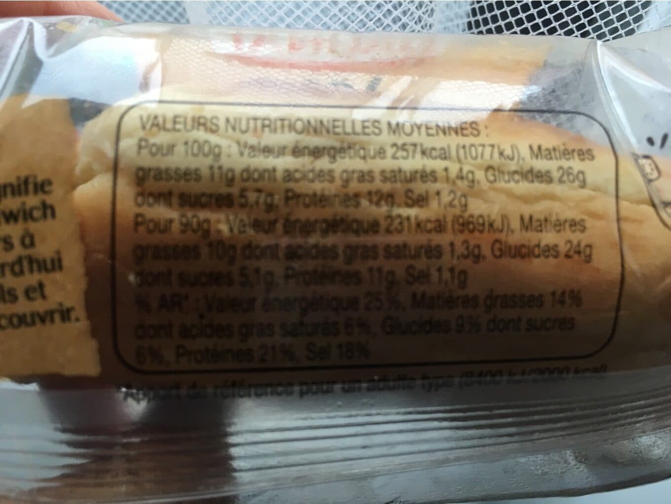 Daunat Les p’tits Creux (poulet, pesto, tomates marinées) packshot