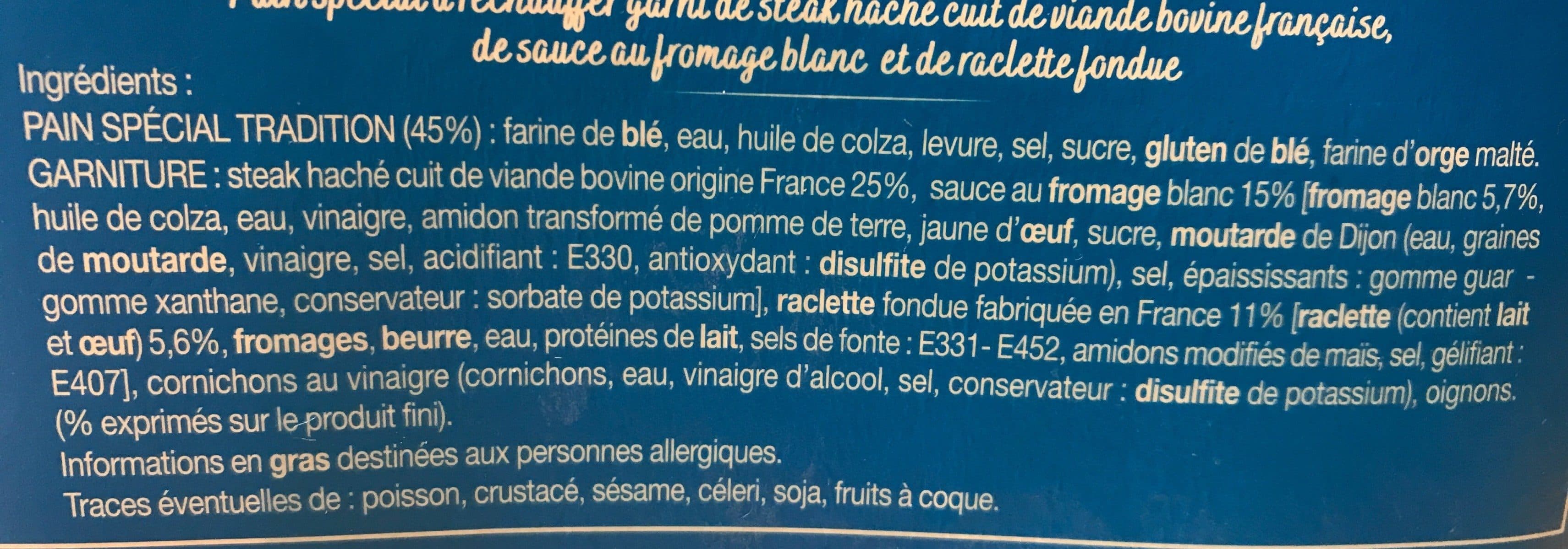 Daunat Le burger a la francaise packshot