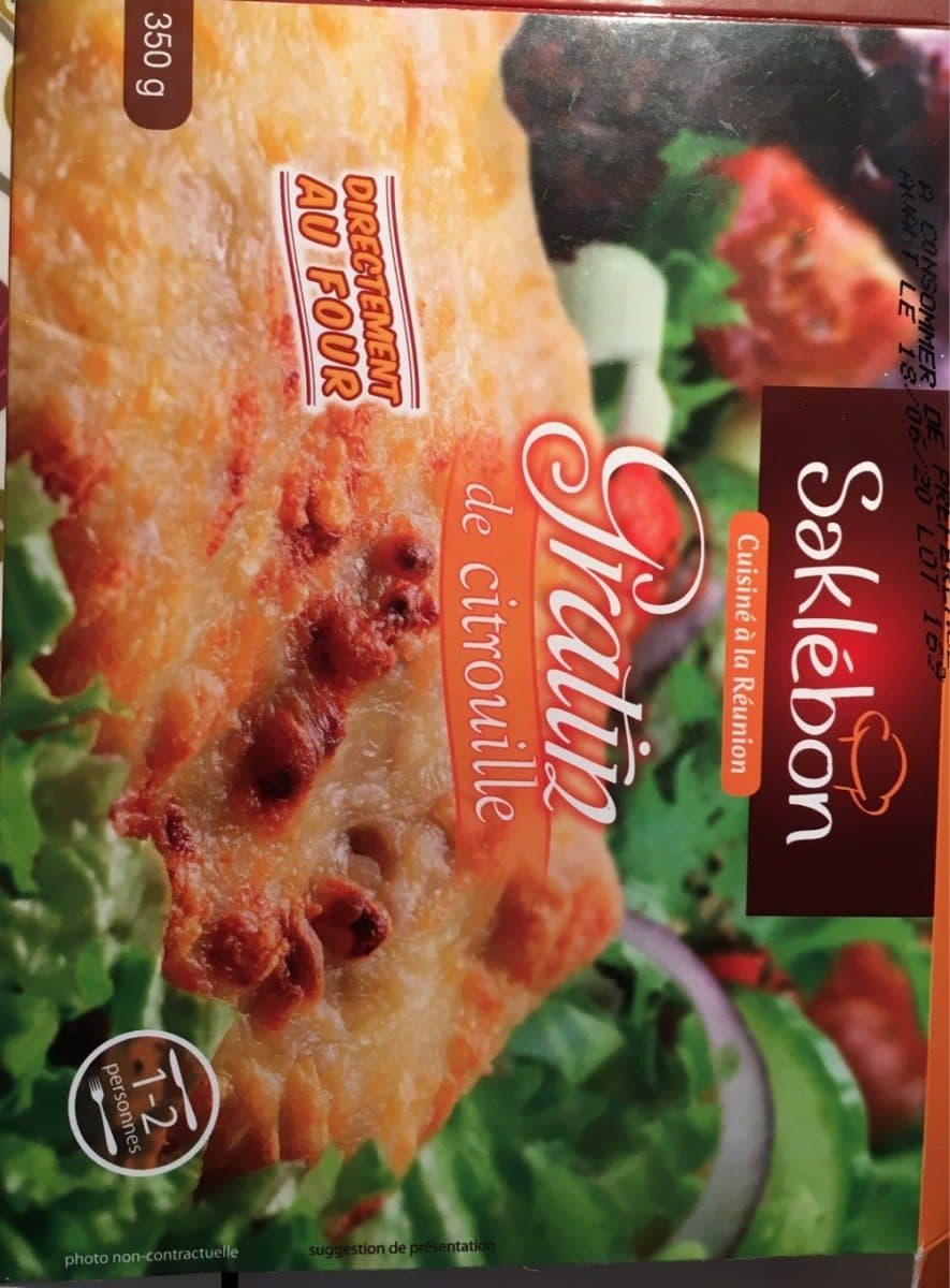 Open Food Facts GRATIN DE CITROUILLE packshot