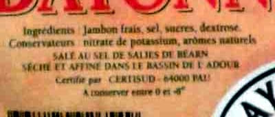 Michel Dupuy Jambon de Bayonne packshot