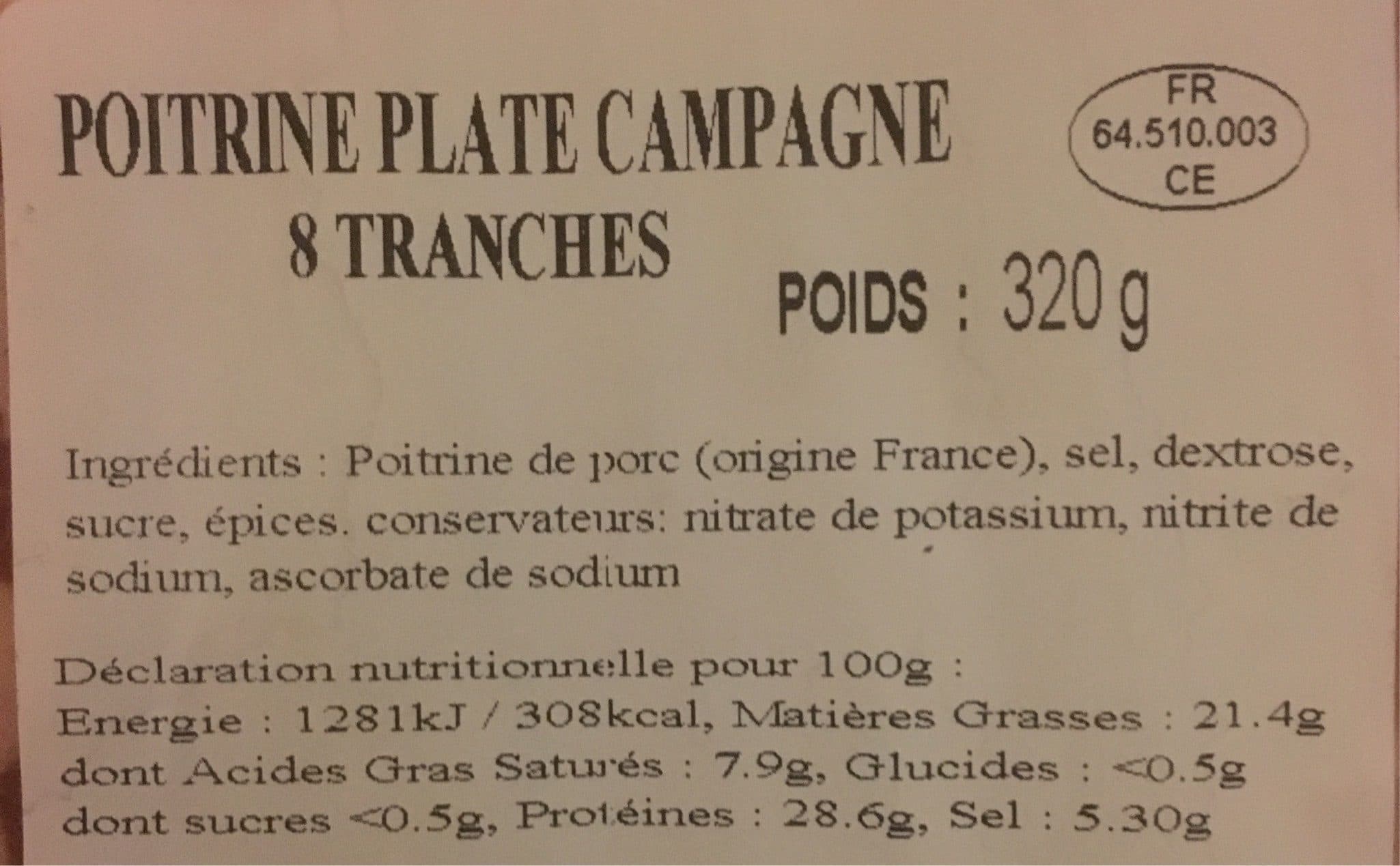 Michel Dupuy Poitrine Plate campagne packshot