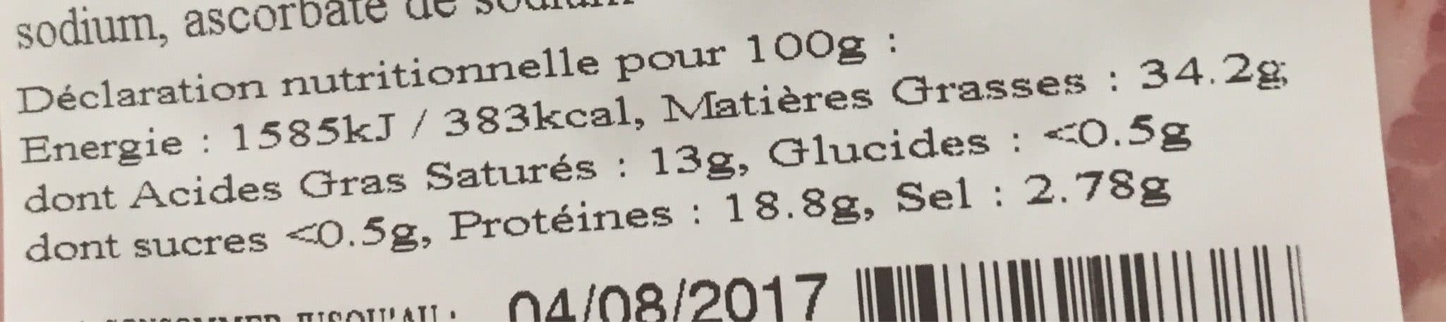 Michel Dupuy Poitrine roulée campagne packshot
