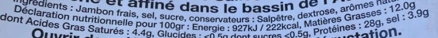 Michel Dupuy Chiffonade de jambon de Bayonne packshot
