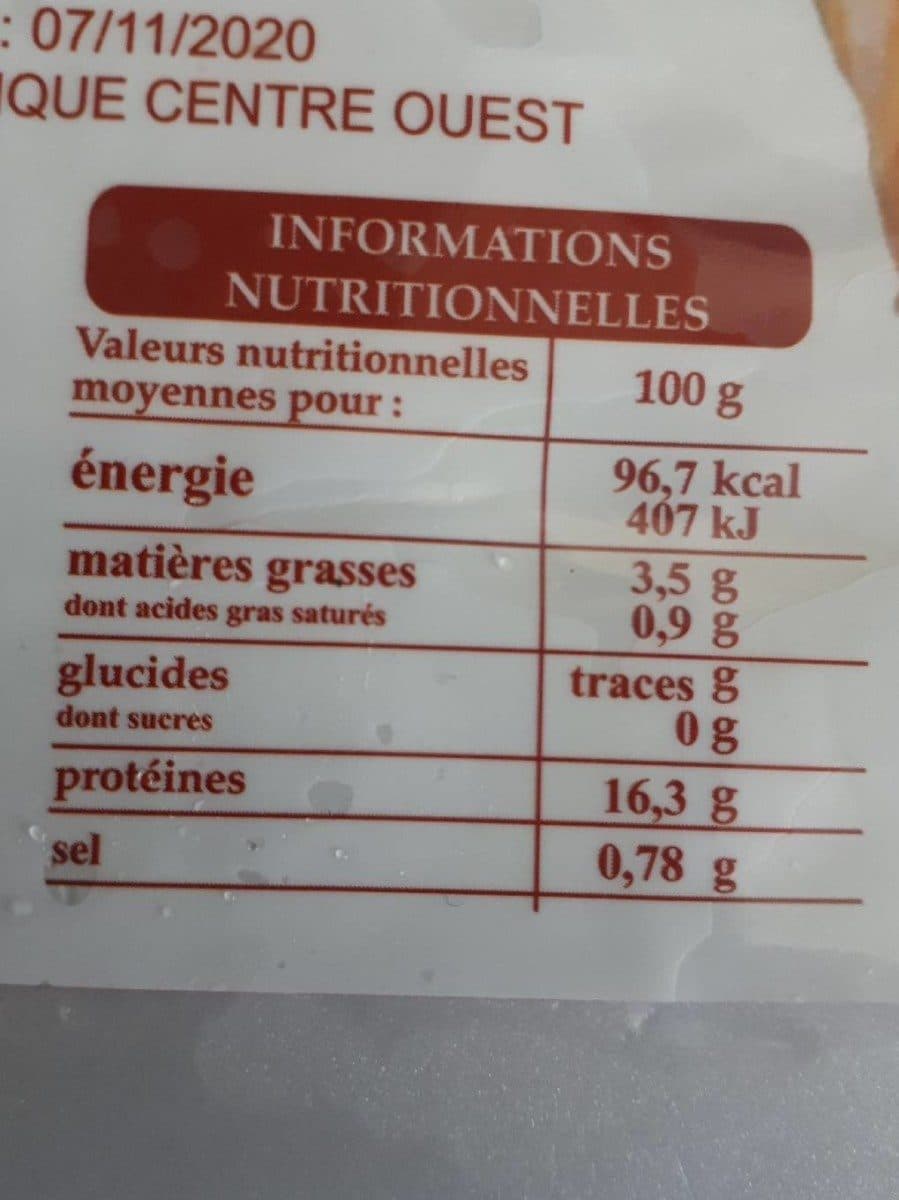 Open Food Facts Filet de rouget barbet packshot