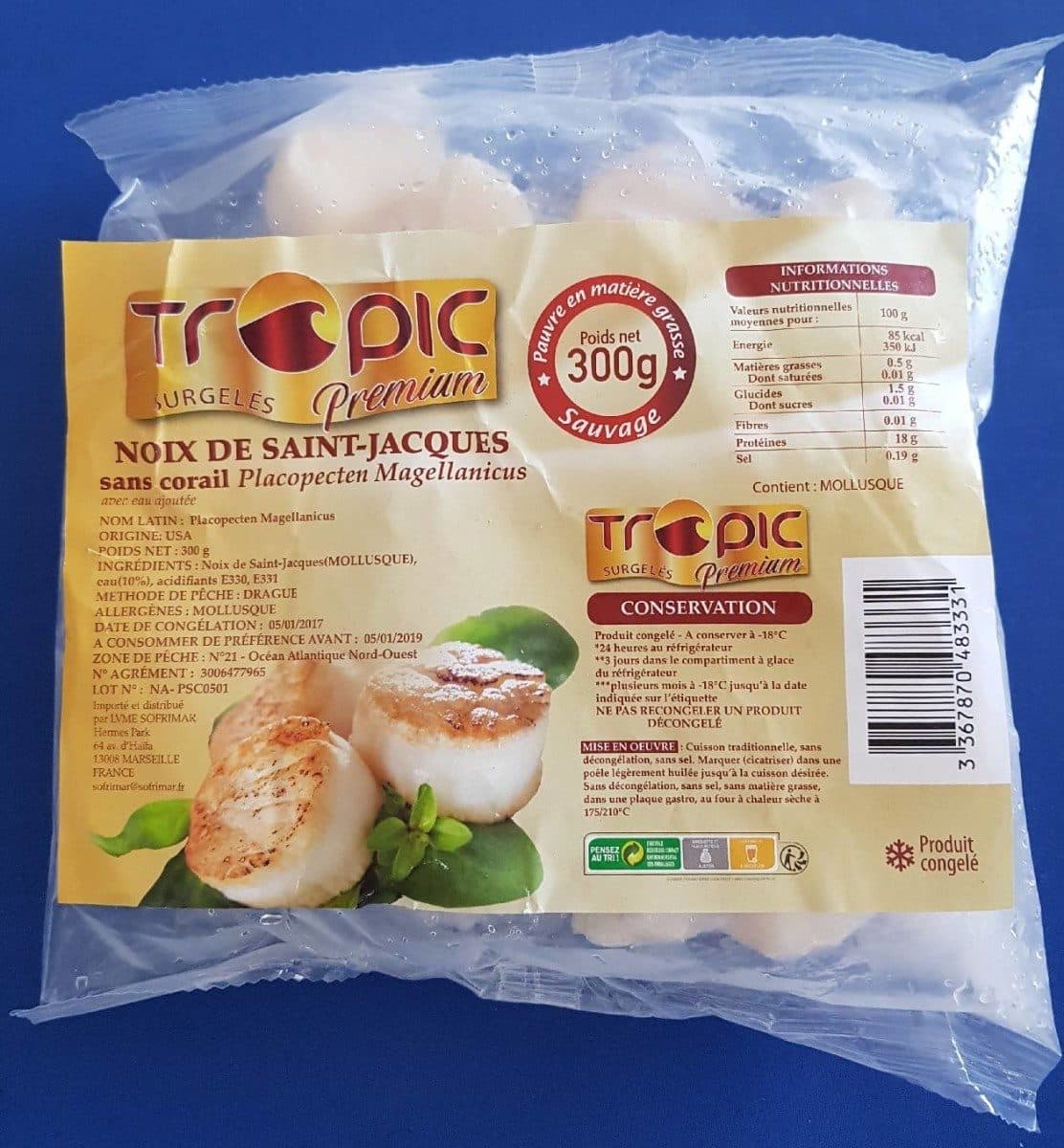 Open Food Facts Noix de Saint-Jacques packshot