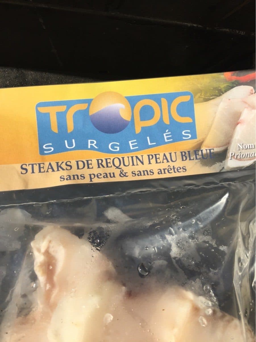 Tropic Steak de requin peau bleu packshot