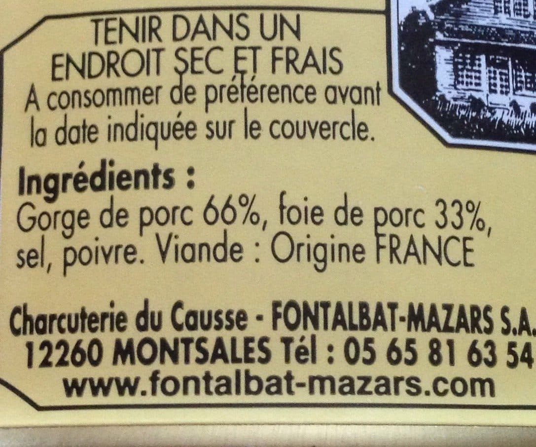 Open Food Facts Jambonneau de porc packshot