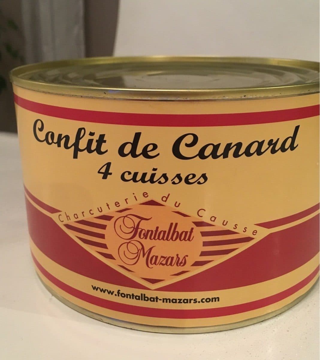 Open Food Facts Confit de canard packshot