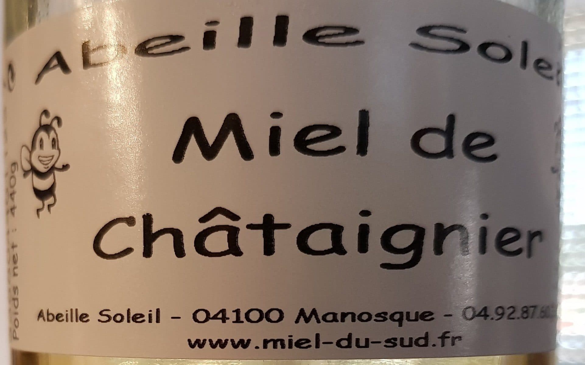 Open Food Facts Miel de châtaigner packshot