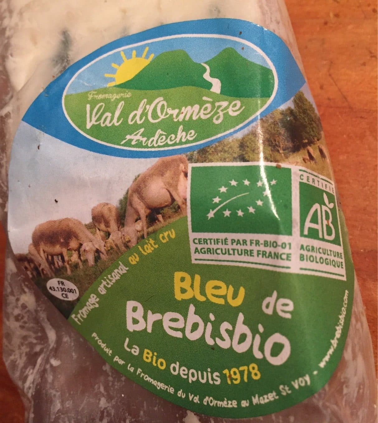 Fromagerie du Val d'Ormèze Bleu de brebis bio packshot