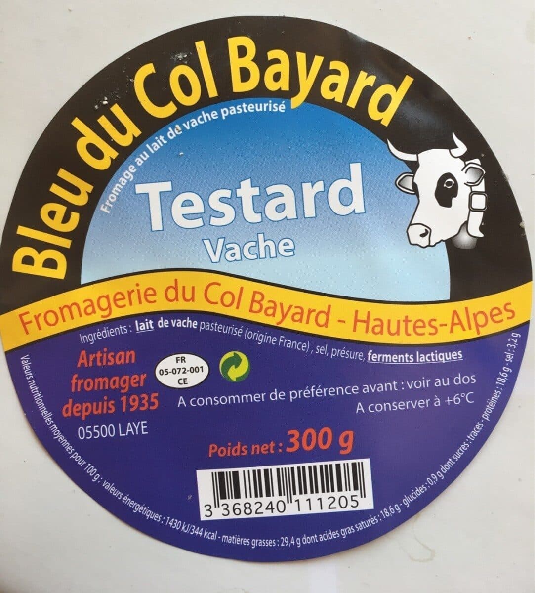 Laiterie du Col Bayard Bleu du Col Bayard - Testard packshot