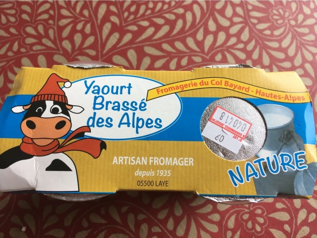 Open Food Facts Yaourt brassé des Alpes packshot