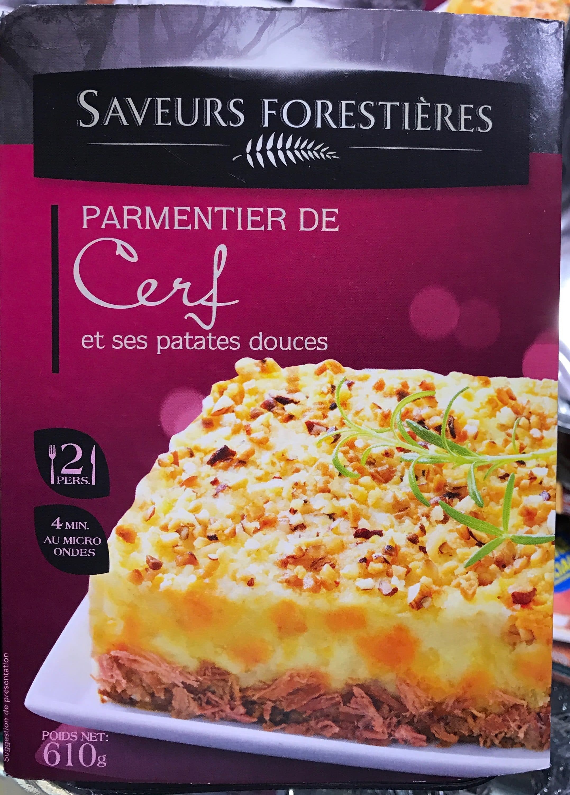 Saveurs Forestières Parmentier de Cerf et ses patates douces packshot