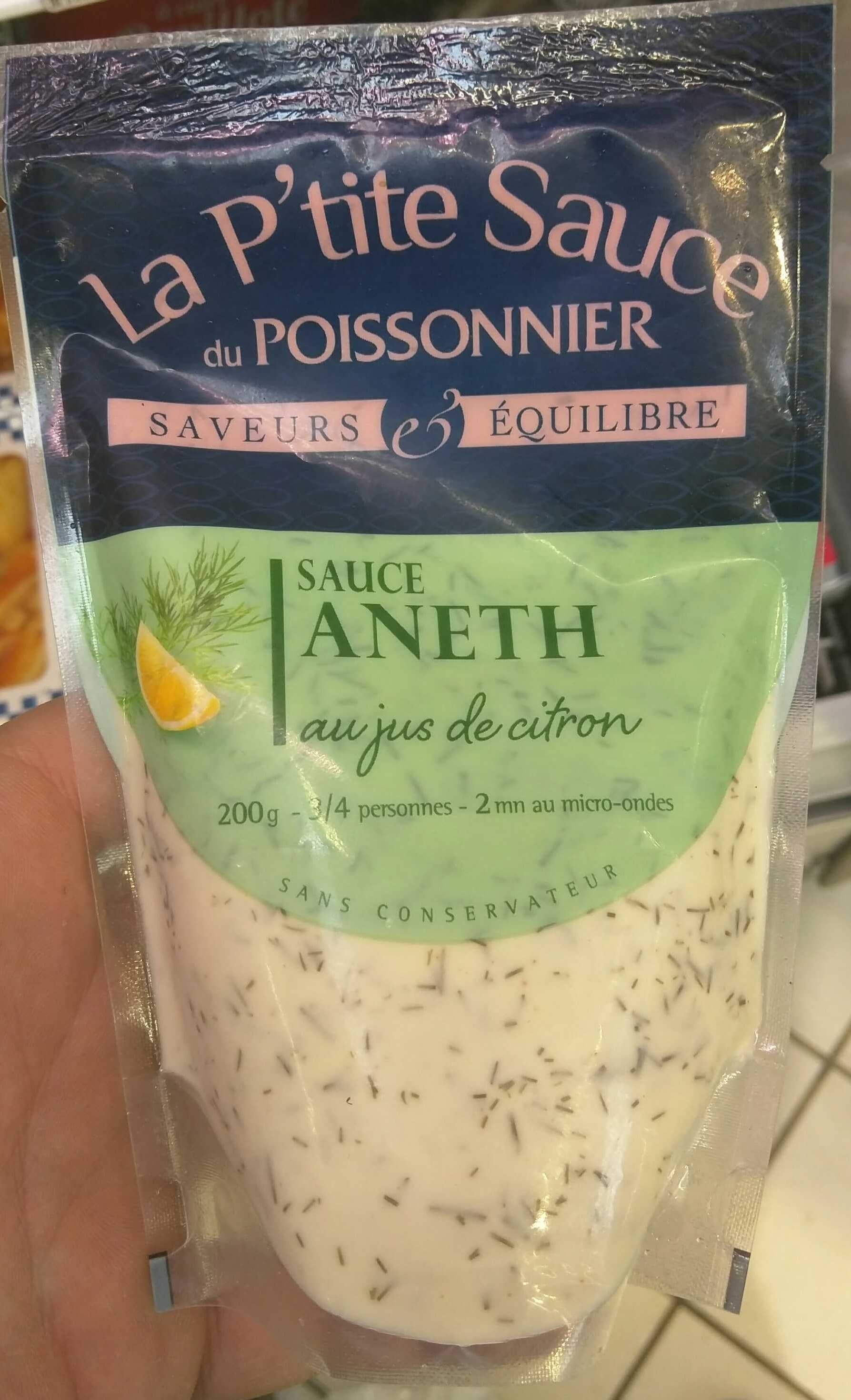 La P'tite Sauce du Poissonnier Sauce Aneth packshot