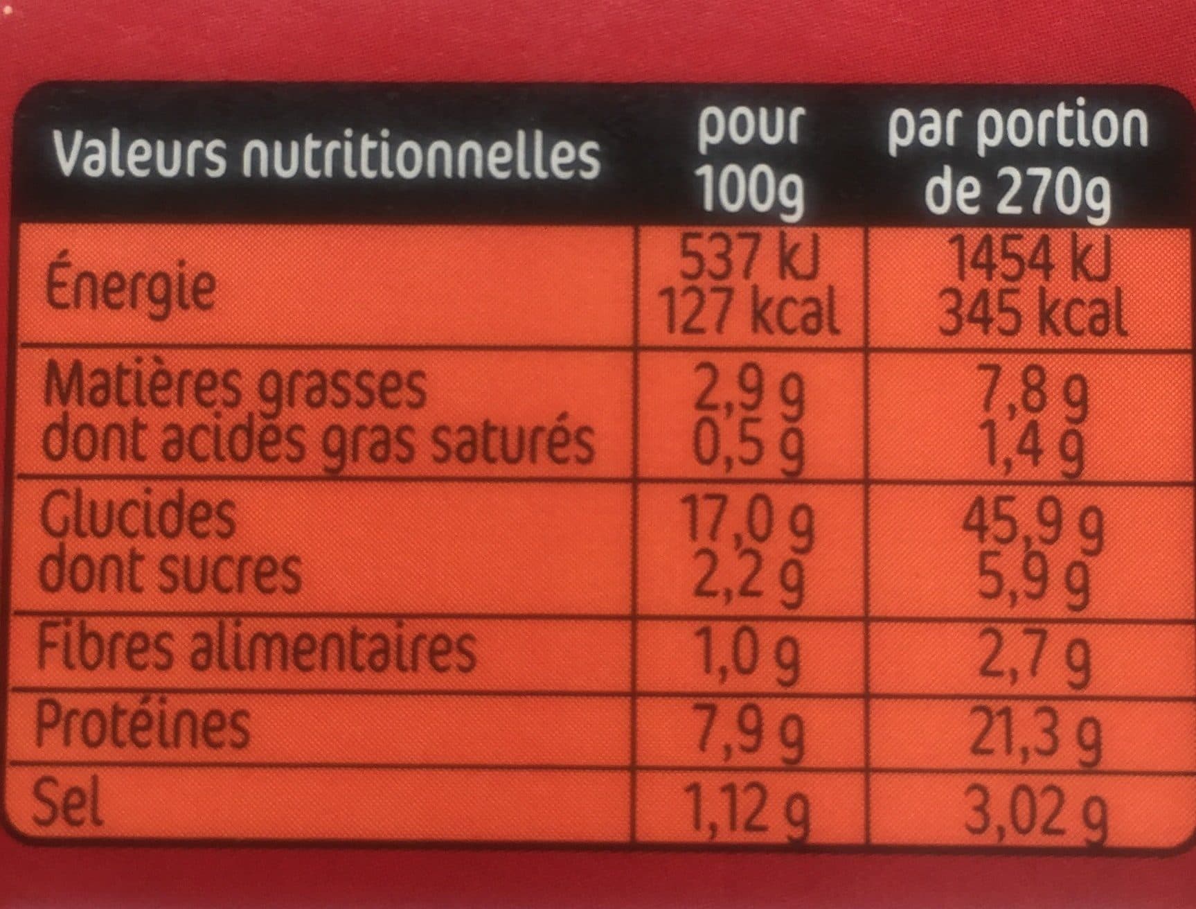 Entr acte Penne Sauce Bolognaise packshot
