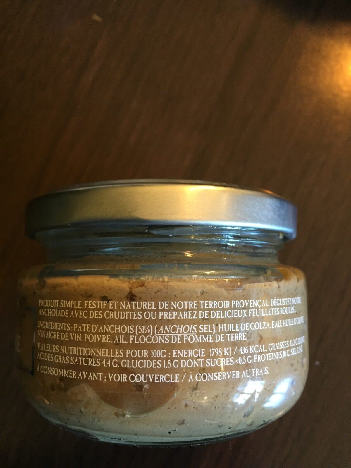 Open Food Facts Anchoïade packshot