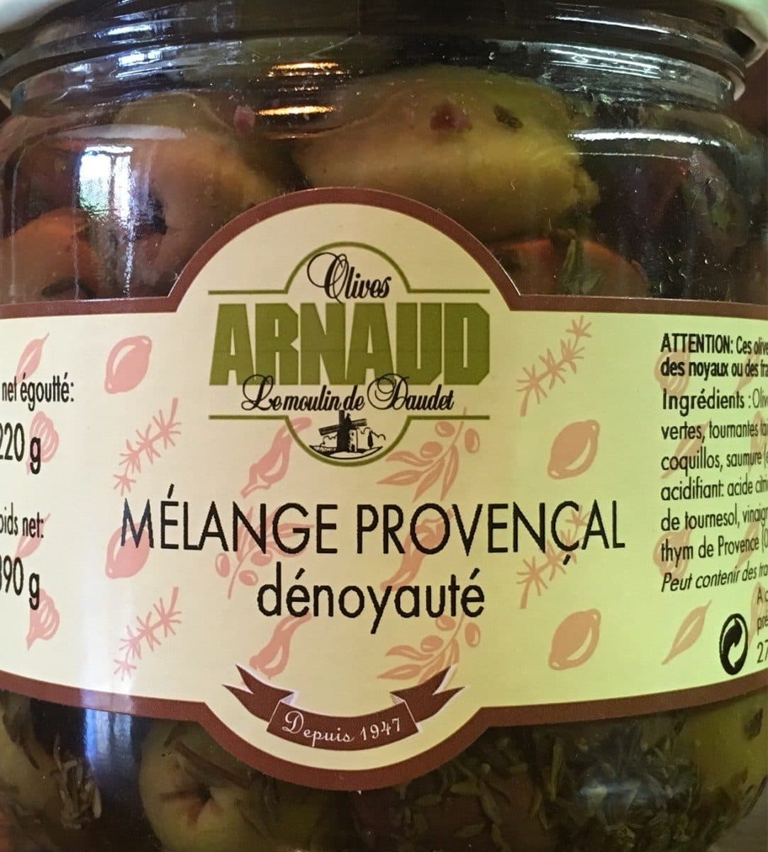 Open Food Facts Olives arnaud packshot