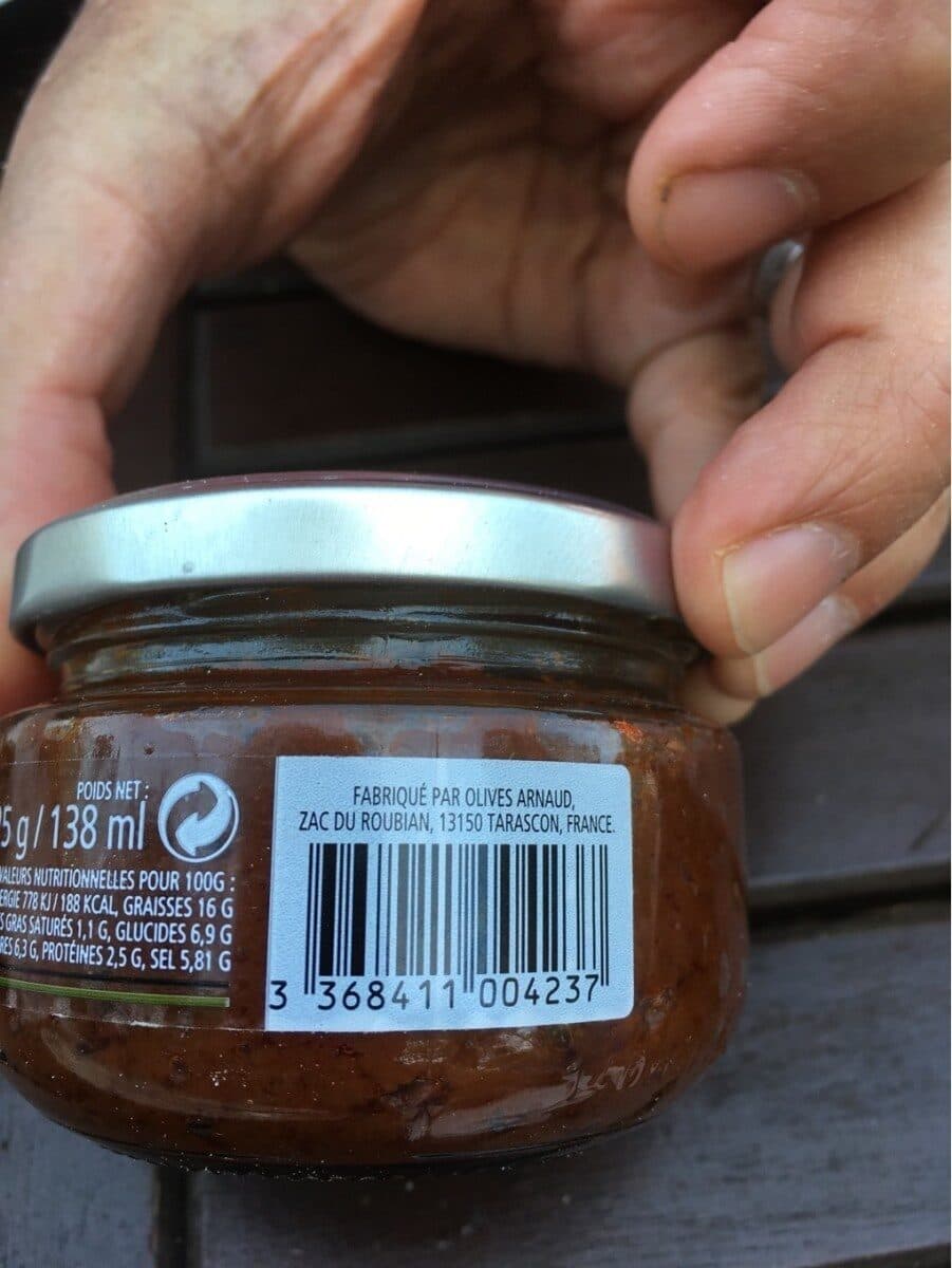 Open Food Facts Délice de tomates séchées packshot