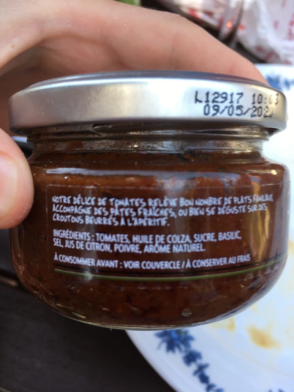 Open Food Facts Délice de tomates séchées packshot