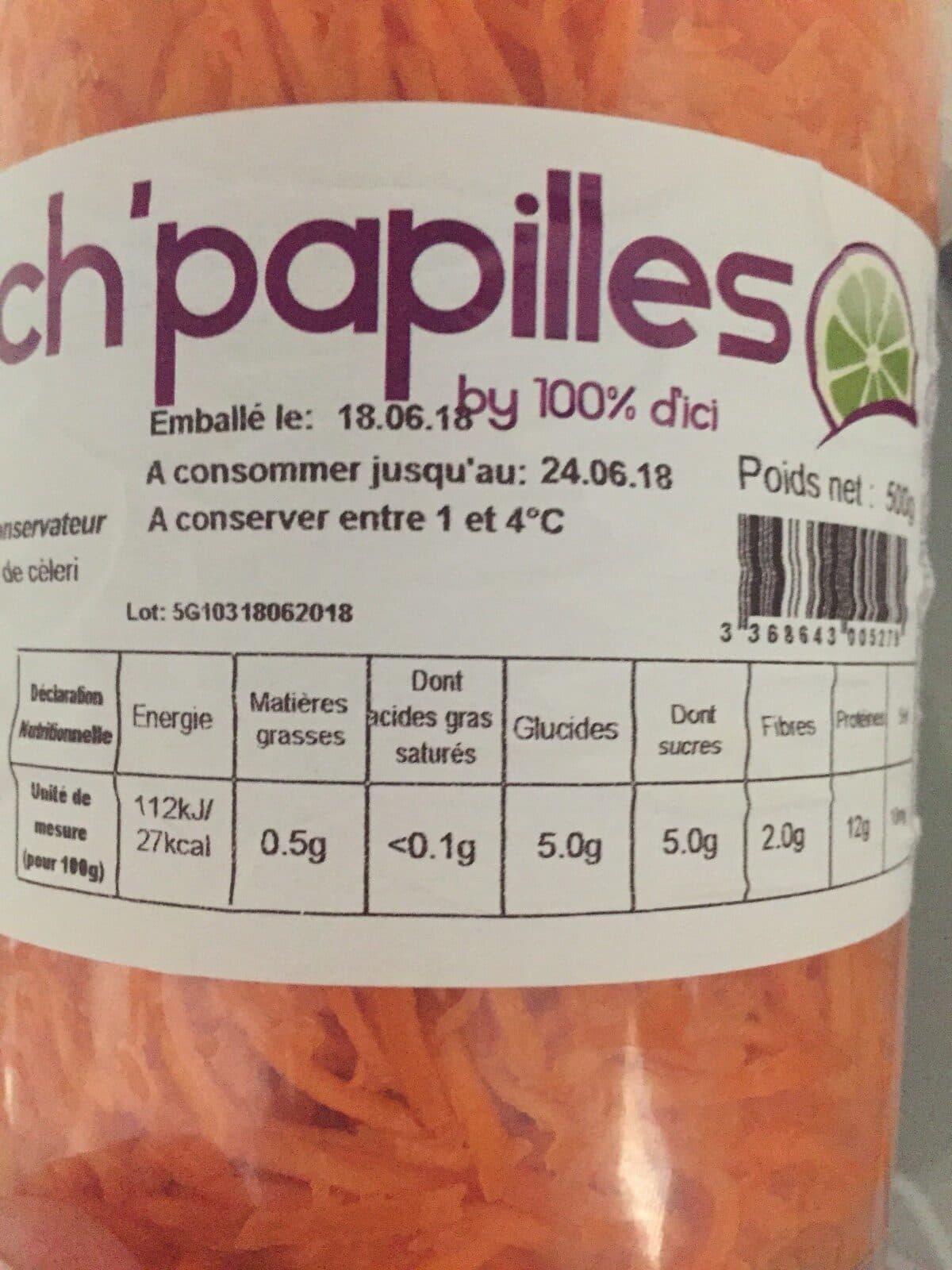 Open Food Facts Fraich'papilles packshot