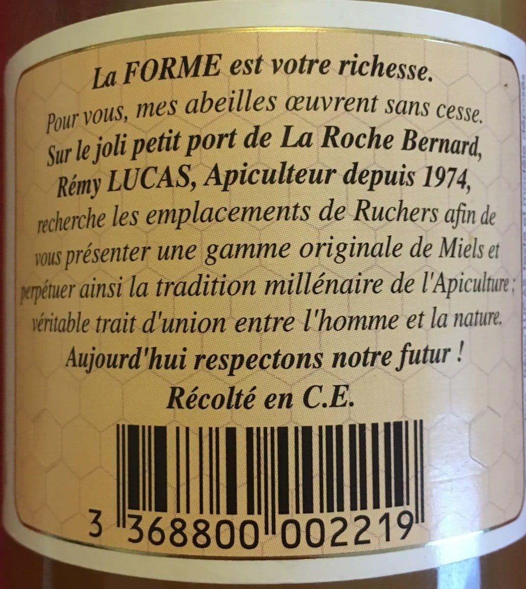 Open Food Facts Miel de Thym packshot