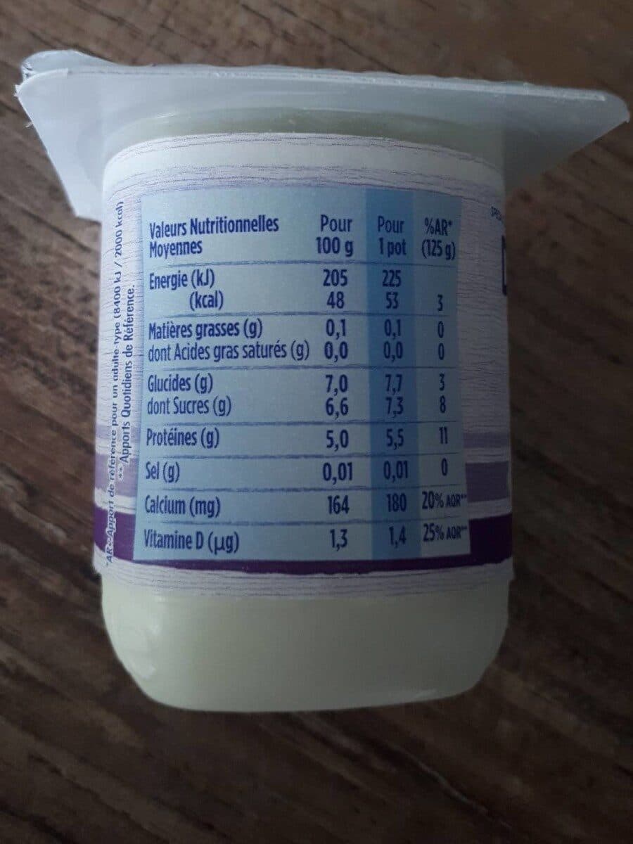 Danone Yaourt Nature 0% packshot