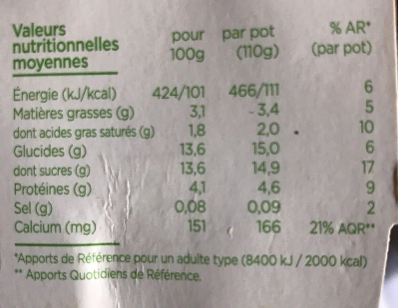Activia Yaourt activia au bifidus nature sucré packshot
