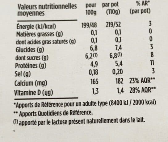Danone Nature 0% packshot