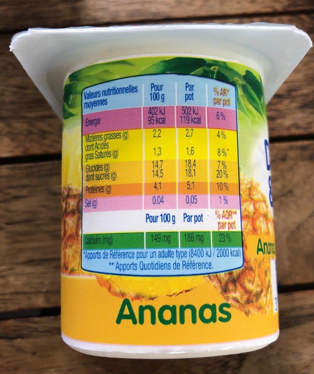 Danone Yaourt aux fruits cueillette 6 x packshot