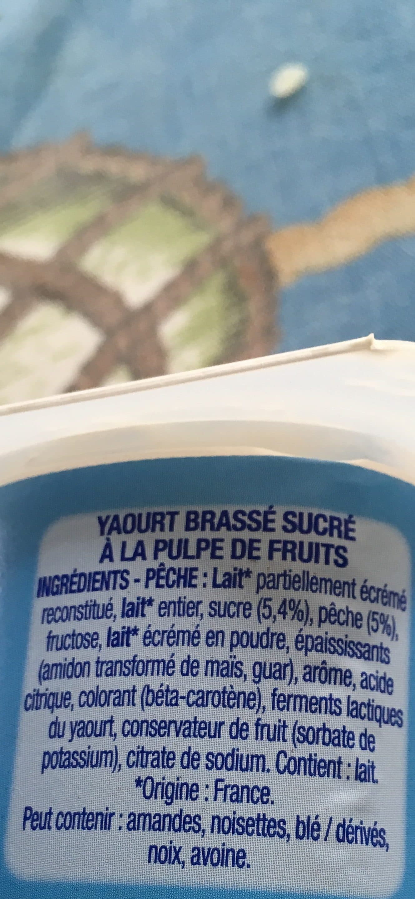 Danone Velouté Fruix Pêche packshot