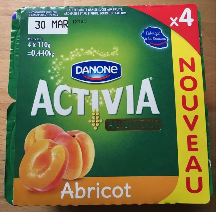 Activia Activia abricot packshot