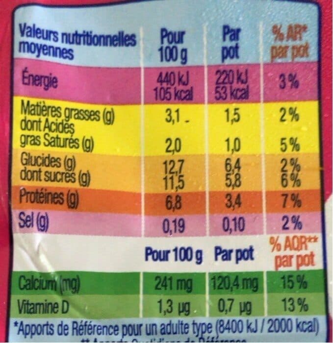 Danone Gervais nature sucre packshot